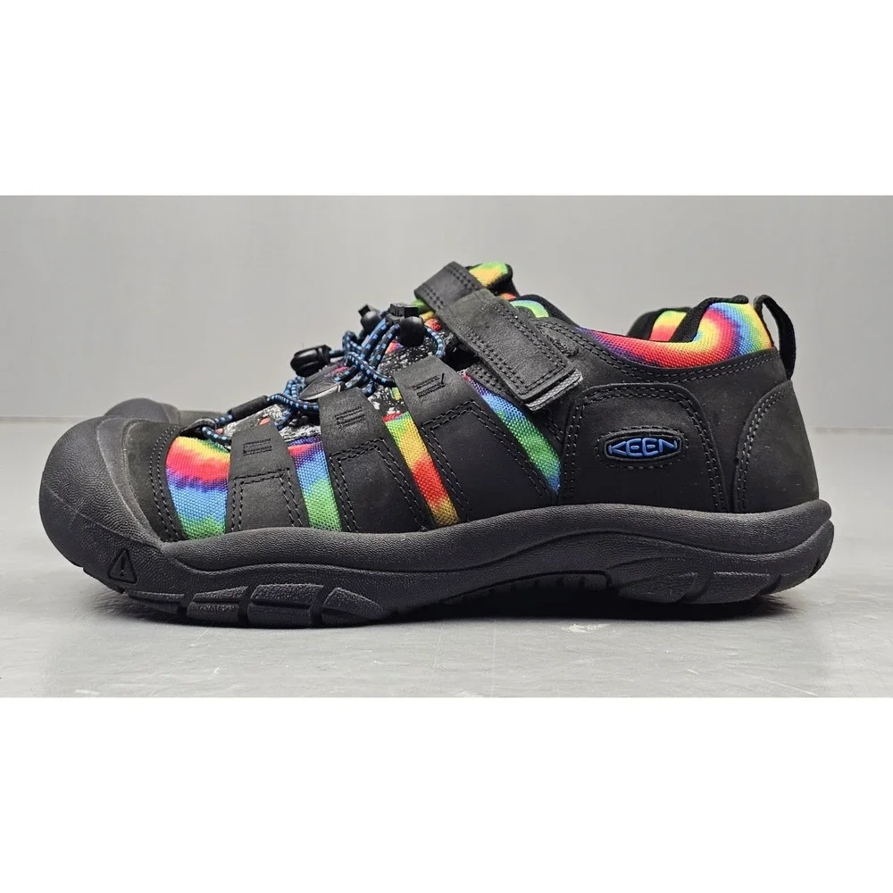 Keen Newport‎ Hiking Fisherman Sandals Kids 4Y Water Shoe Multicolor Tye Dye